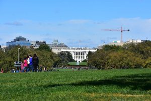 Blick vom Obelisken zum Weißen Haus