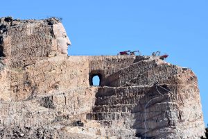 Crazy Horse Memorial als Baustelle