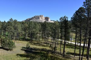 Das Crazy Horse Memorial aus der Ferne