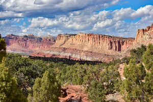 Deutlich sind die Verwerfungen zu erkennen