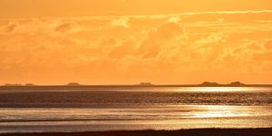 Wandern zur Hamburger Hallig