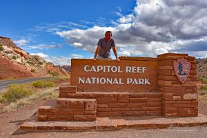 Michael Moll am Capitol Reef
