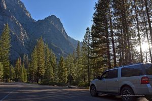 Parkplatz im Kings Canyon