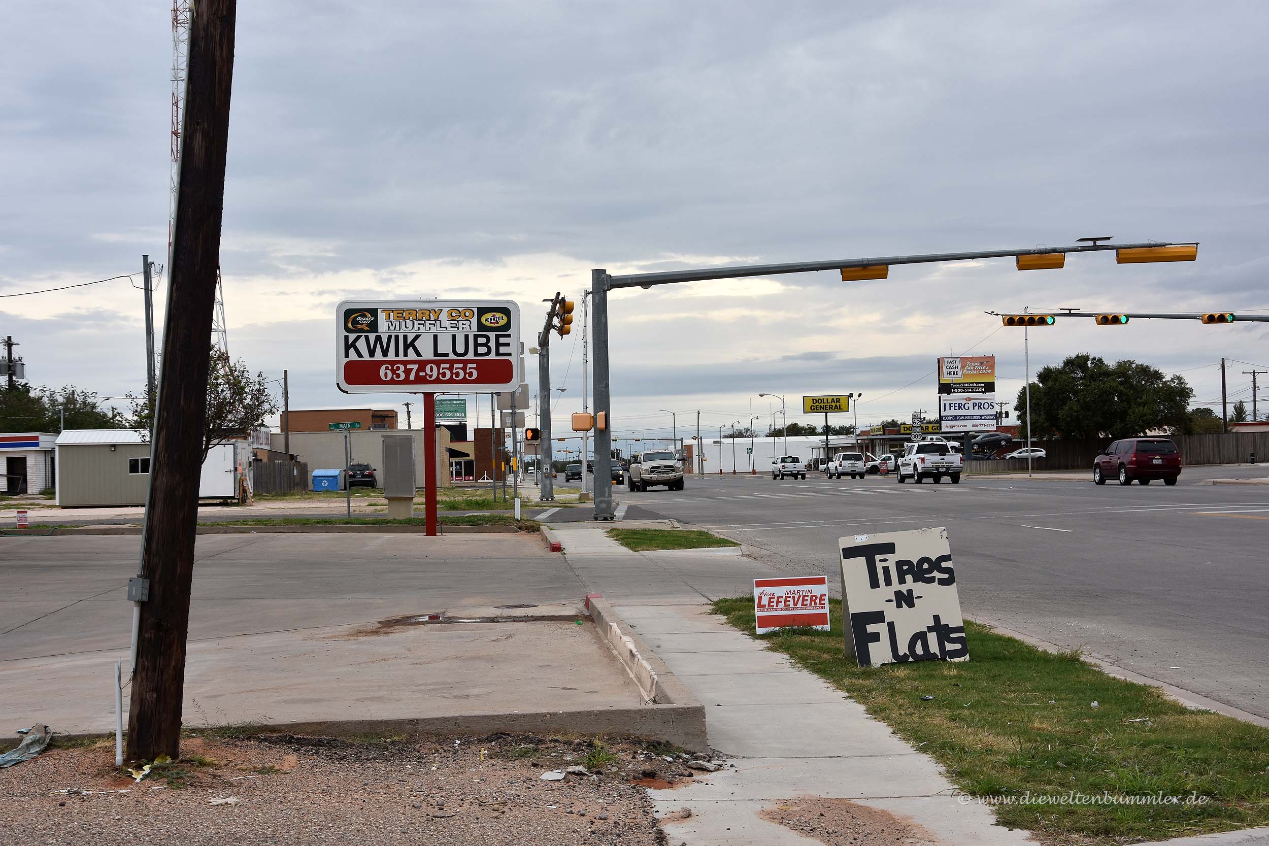 Trostlose texanische Stadt - Die Weltenbummler