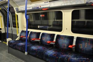 Londoner U-Bahn-Waggon