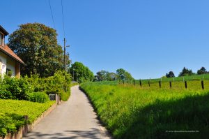 Auf dem Weg zwischen Essen und Mülheim