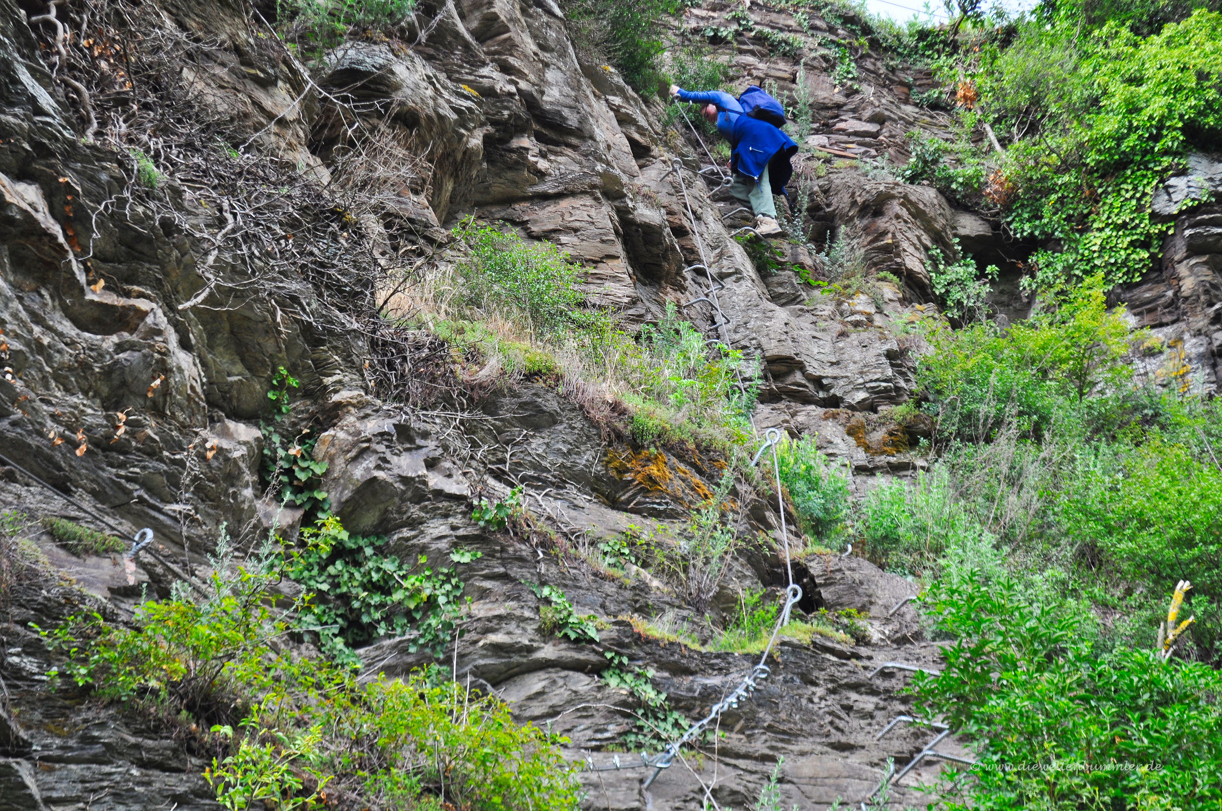 Klettersteig bei Zell an der Mosel