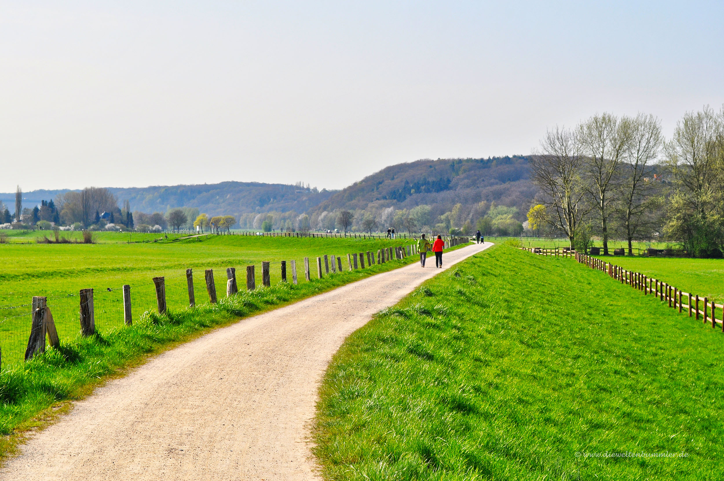 Wanderung auf dem Ruhrdeich