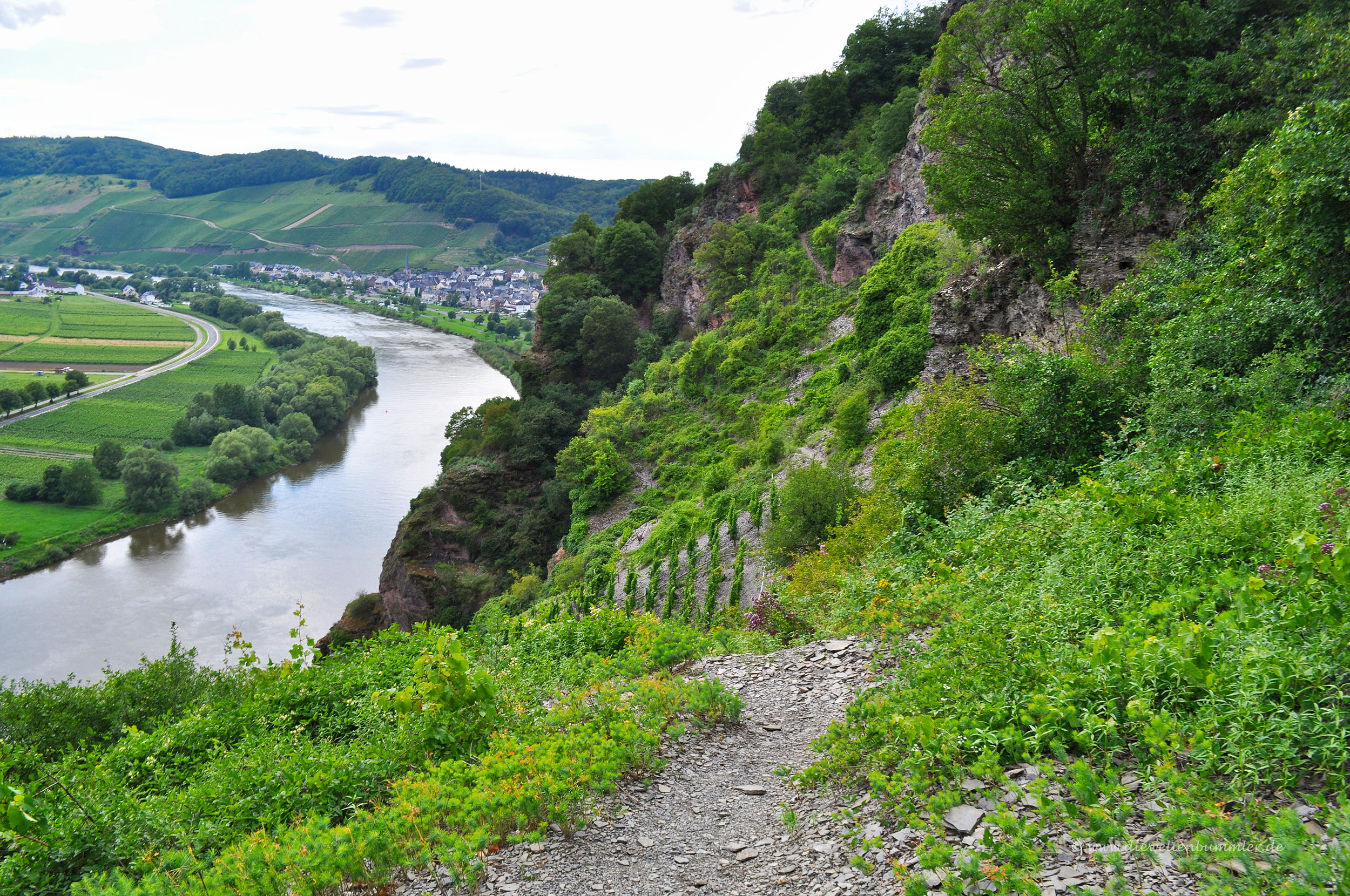 Wanderweg im Erdener Treppchen