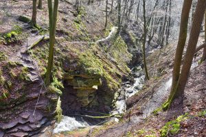 Wanderweg in der Schlucht
