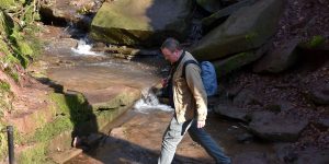 Wandernd unterwegs