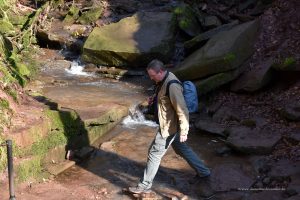 Wandernd unterwegs