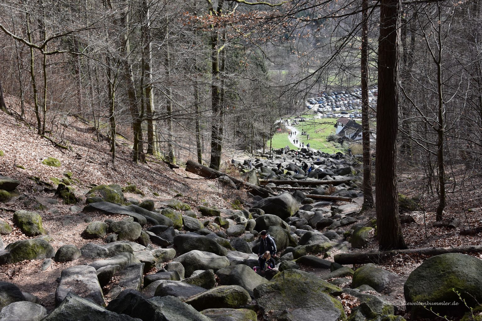 Felsenmeer von oben