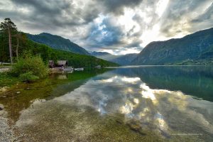 Der See Bohinjska Jezero