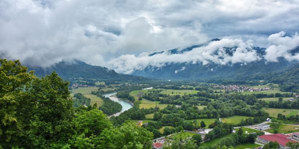 Das Isonzo-Tal bei Kobarid