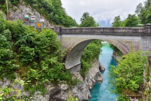 Napoleonsbrücke über dem Isonzo