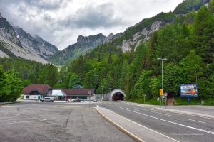 Durchfahrt nach Österreich