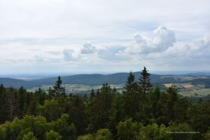 Ausblick vom Kellerwaldturm