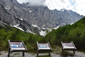Aussichtspunkt mit Blick auf den Triglav