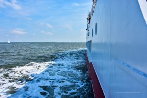 Fährüberfahrt in der Nordsee