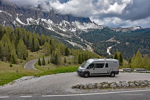 Mit dem Wohnmobil auf das Grödner Joch