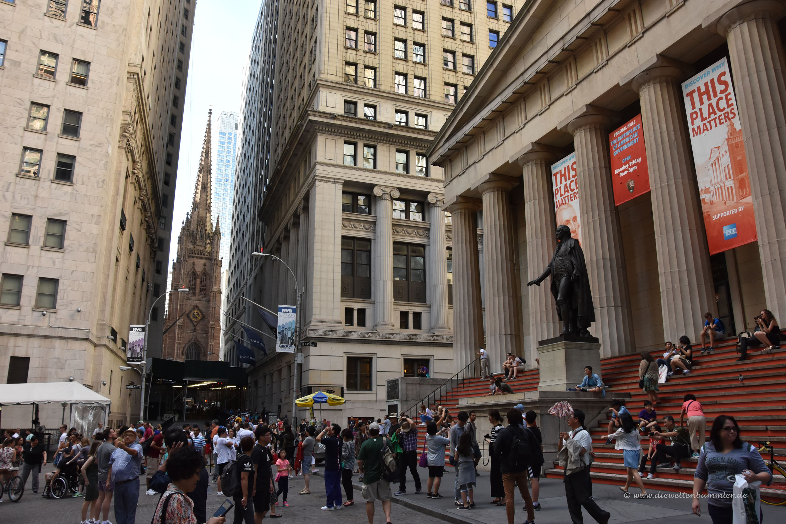 Die Wall Street im Börsenviertel