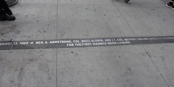 Erinnerung an die Astronauten der Mondlandung