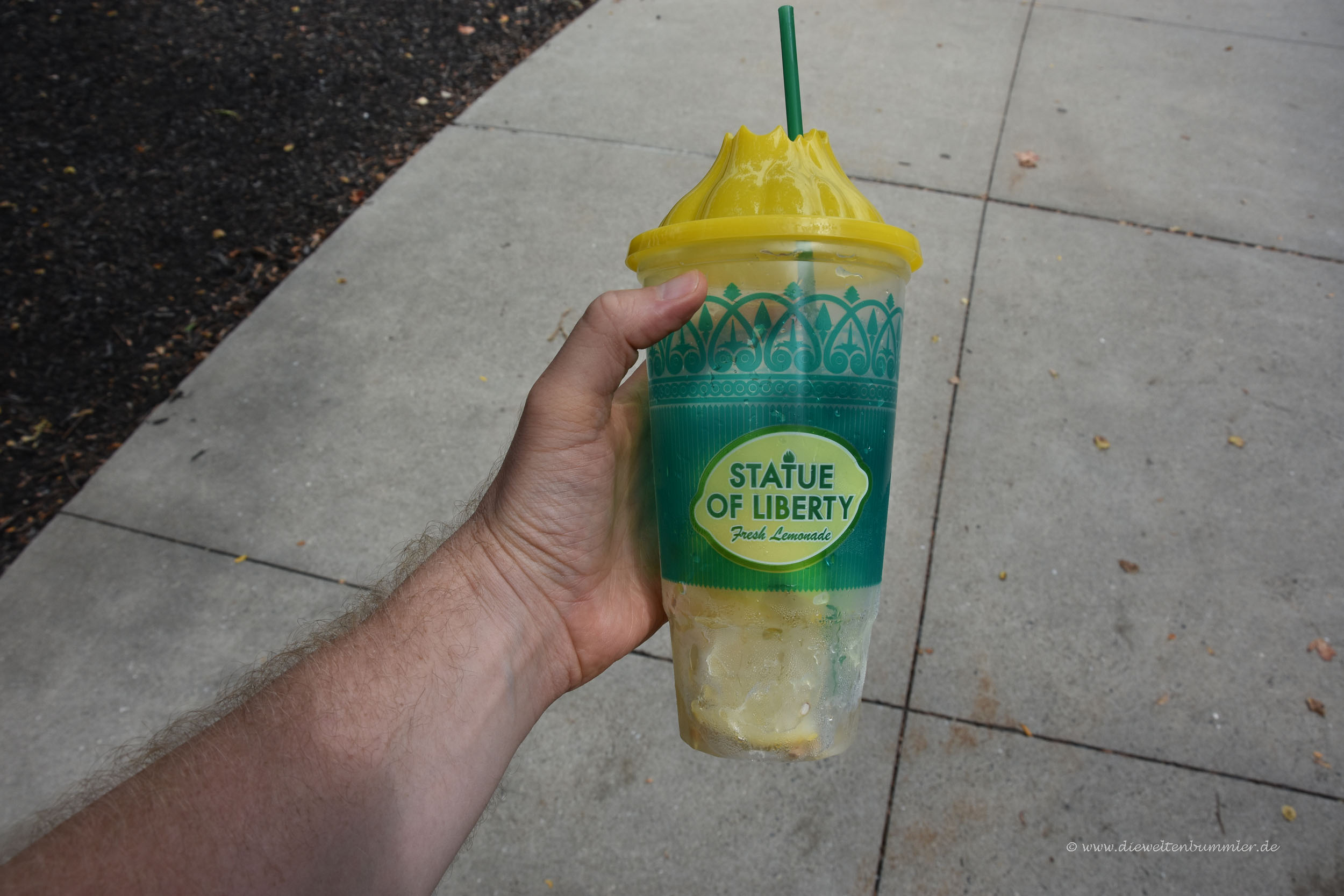 Zitronenlimonade an der Freiheitsstatue