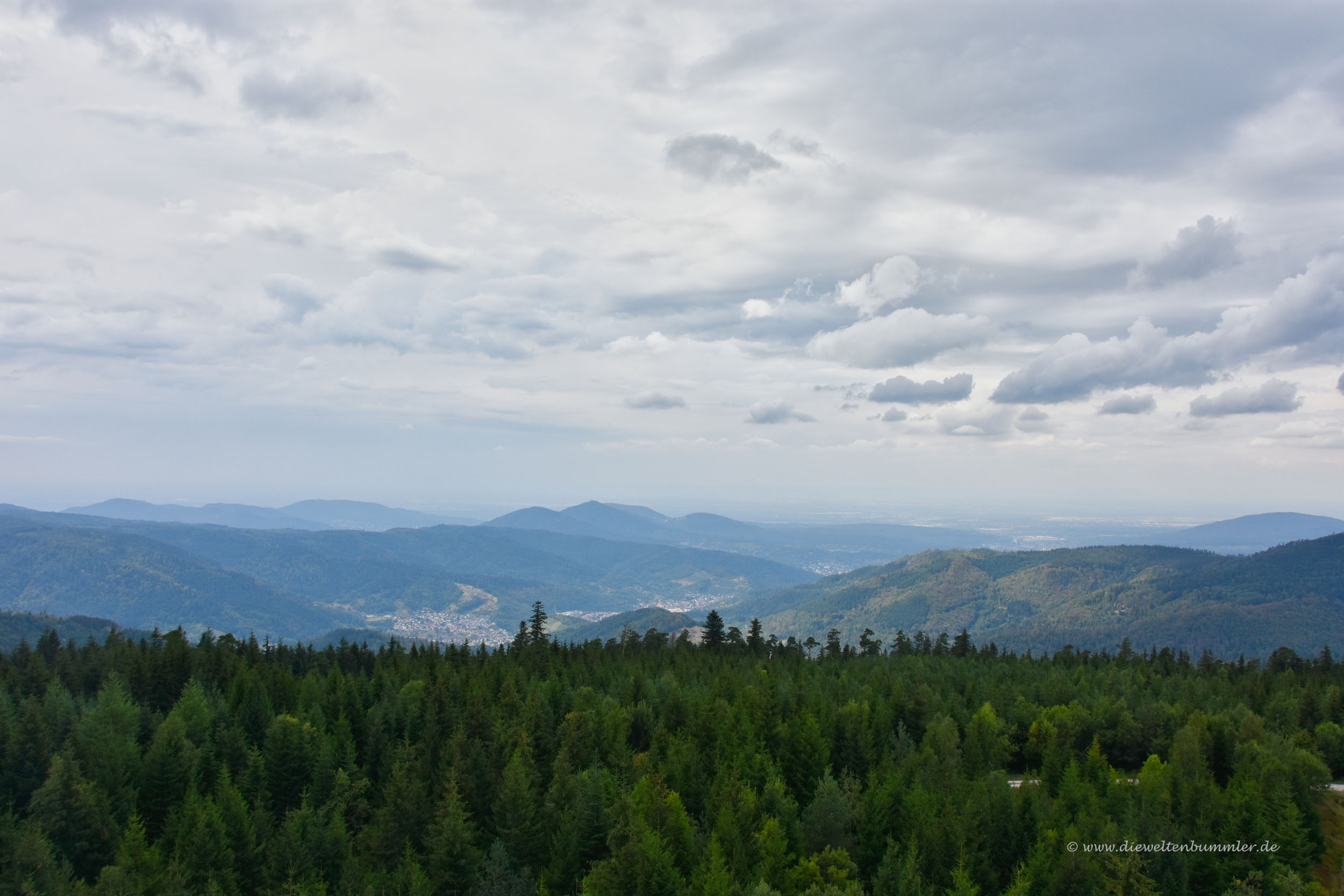Ausblick auf den nördlichen Schwarzwald
