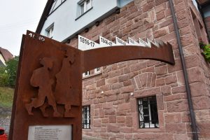 Denkmal an die Auswanderer in Forbach