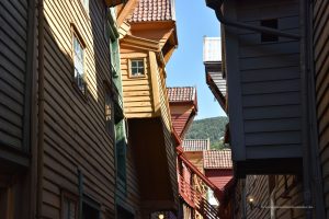 Holzhäuser in Bryggen