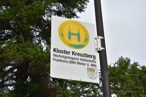 Höchste Haltestelle in Franken