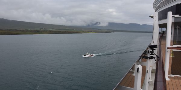 Langsame Fahrt nach Akureyri