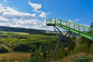 Skywalk über der Saale