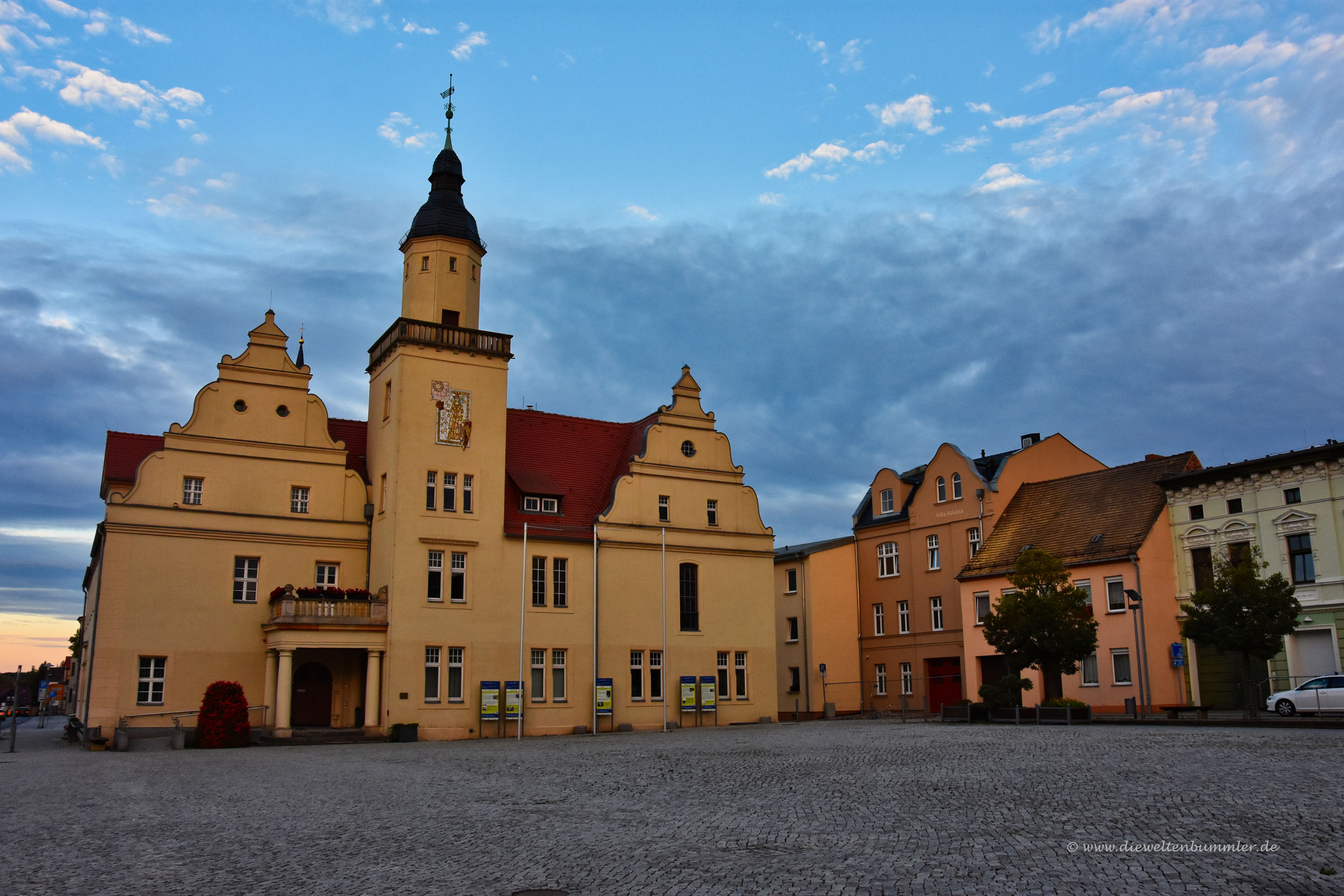 Abends in Coswig in Anhalt