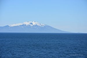 Der Vulkan Snæfellsjökull nähert sich