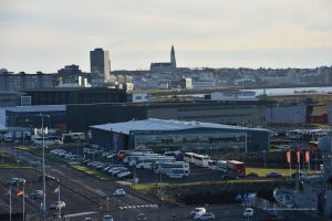 Ankunft im Hafen von Reykjavik