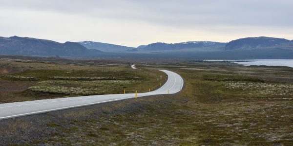 Straße durch Island