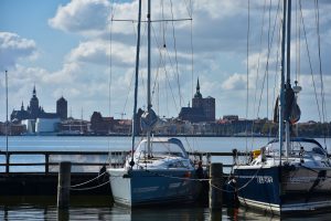 Blick auf Stralsund