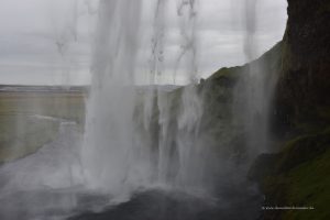 Wasserfall von hinten