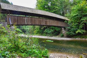 Holzbrücke in der Wutachschlucht