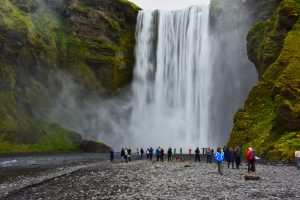 Auch ein beliebter Wasserfall