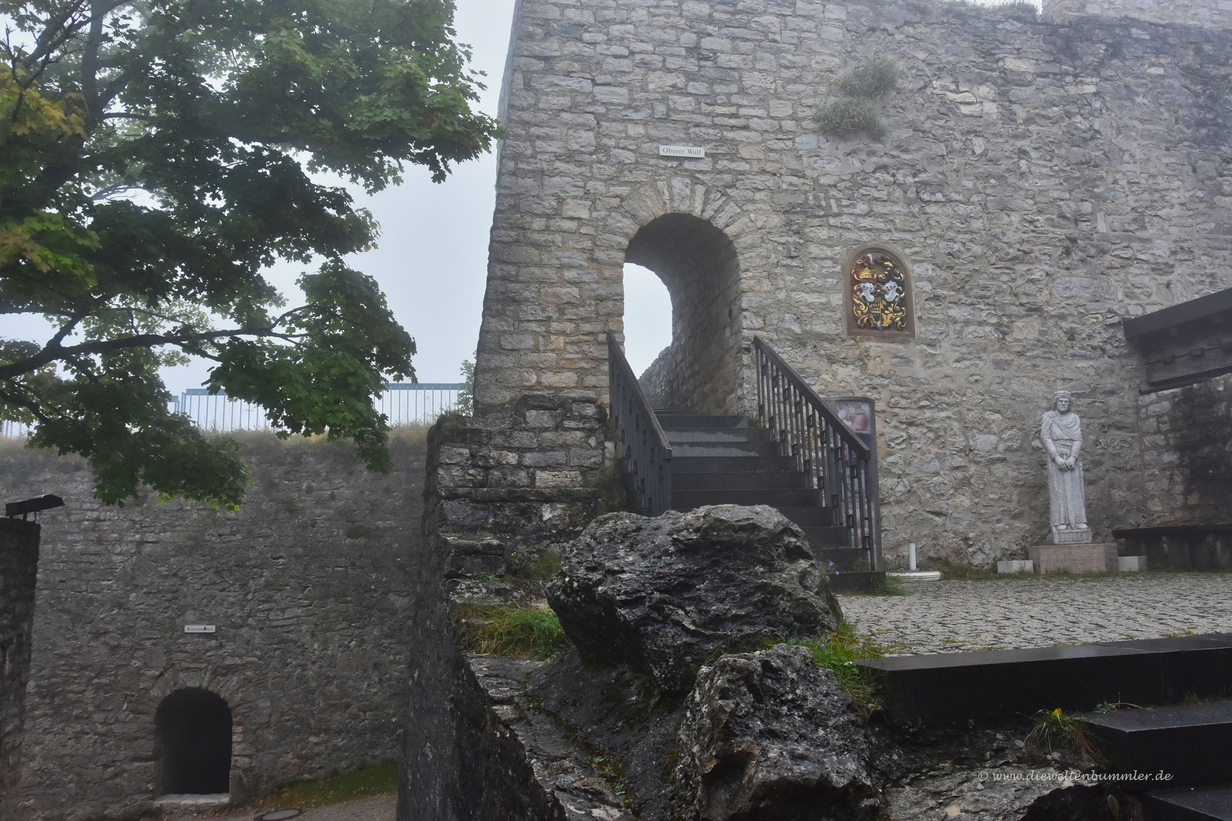 Innenhof in der Burg Hohenneuffen