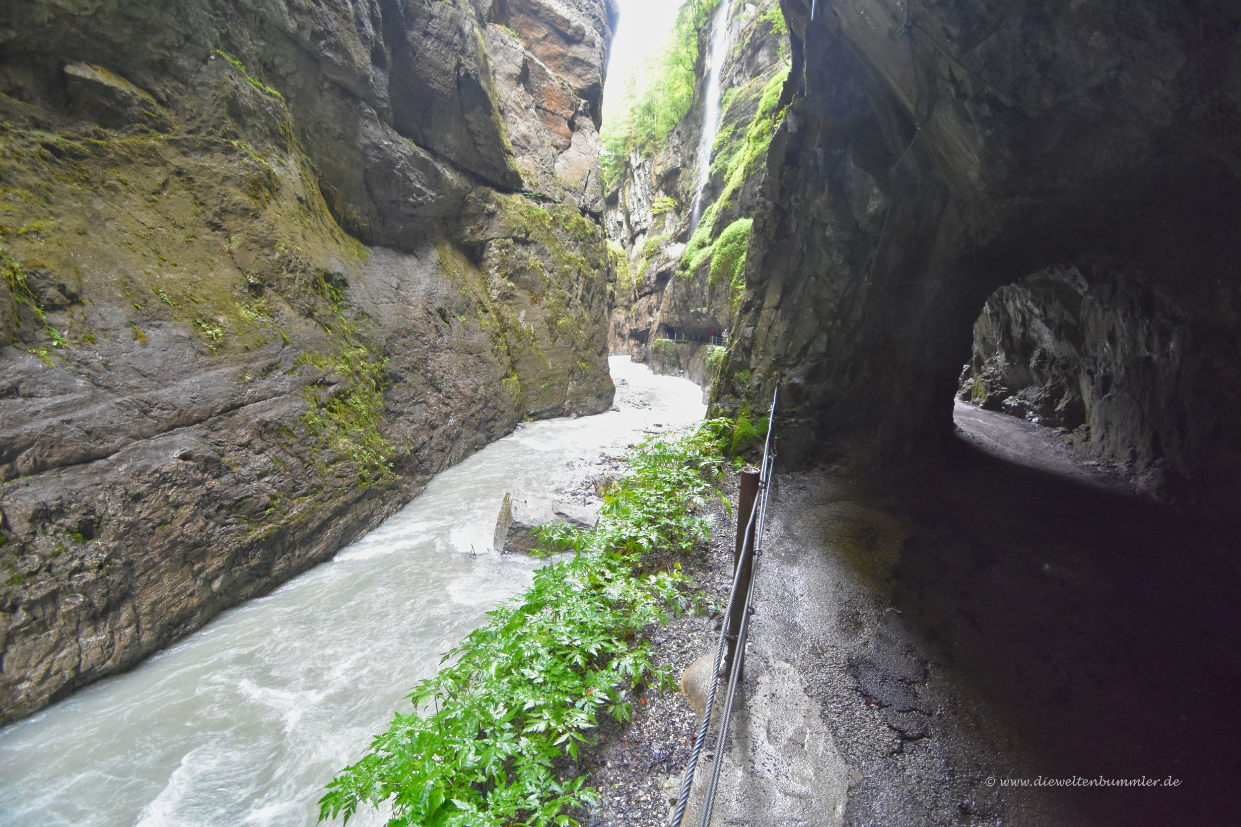 Rückweg durch die Partnachklamm