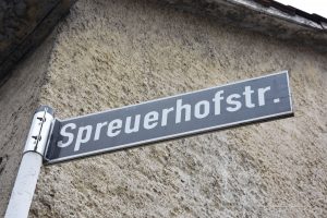 Straßenschild in Reutlingen