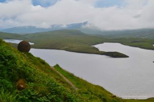 Hier trafen wir auf die ersten schottischen Midges
