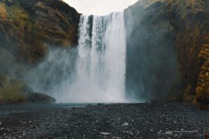 60 Meter rauscht das Wasser in die Tiefe