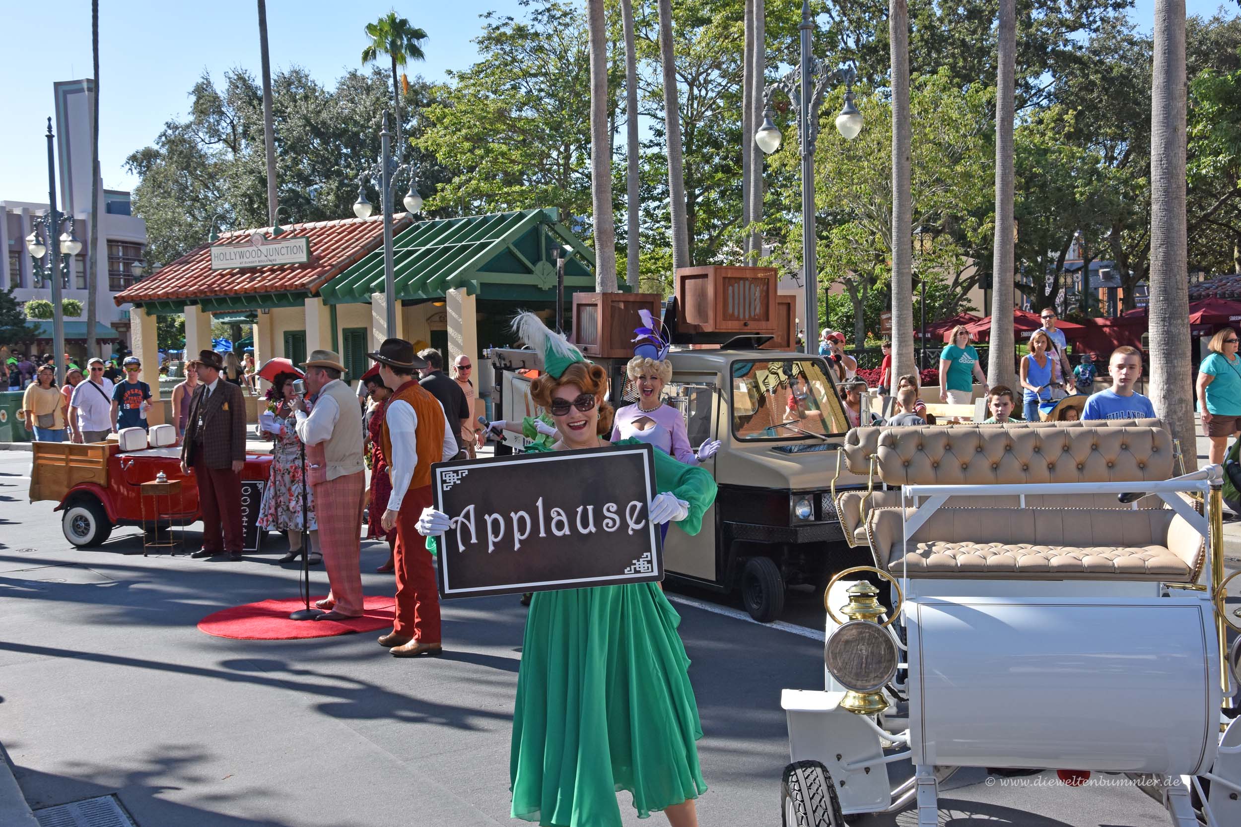 Show auf der Straße