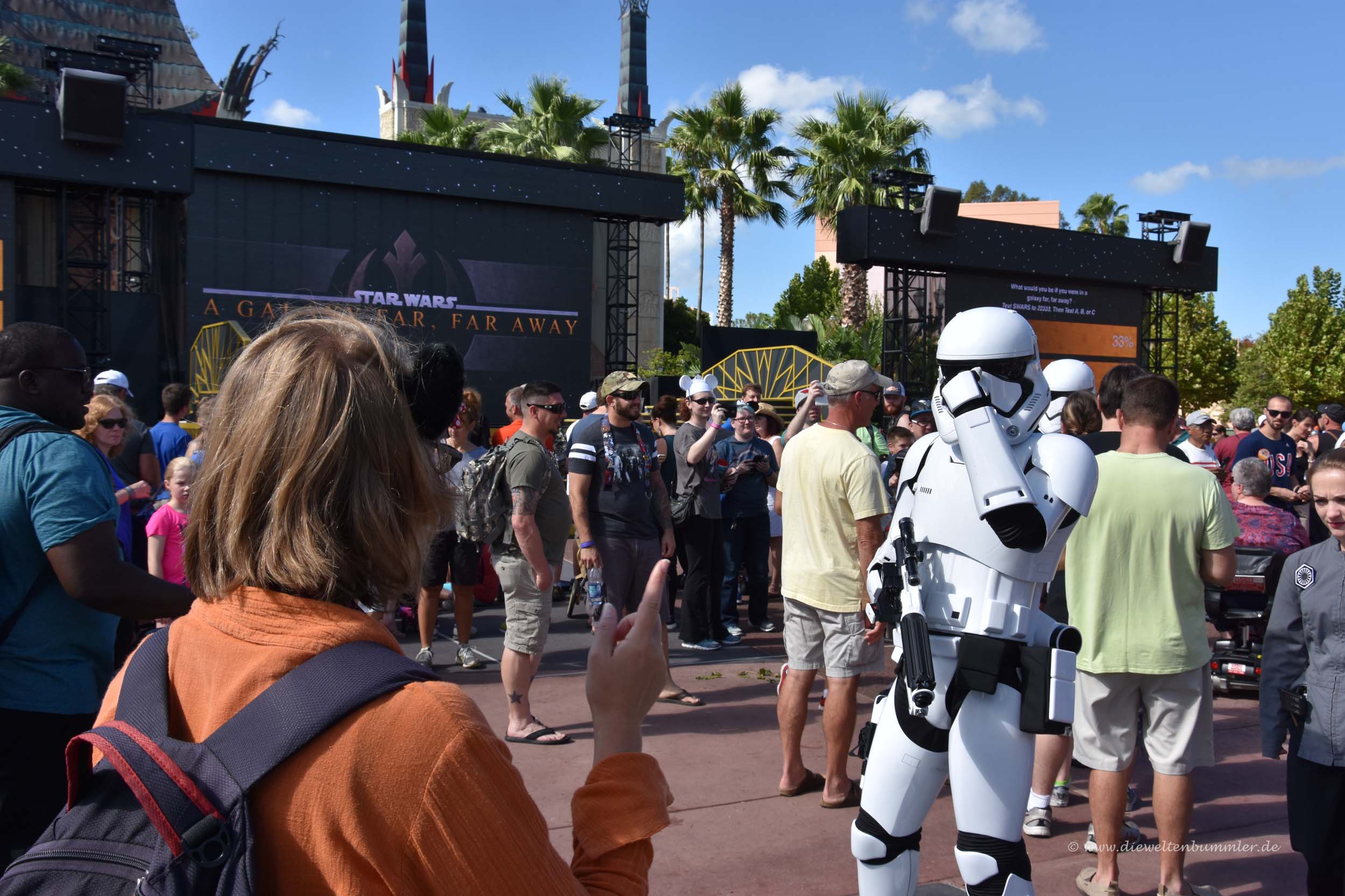 Stormtrooper droht meiner Frau