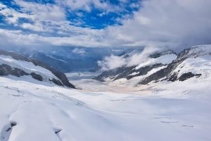 Blick zum Aletschgletscher